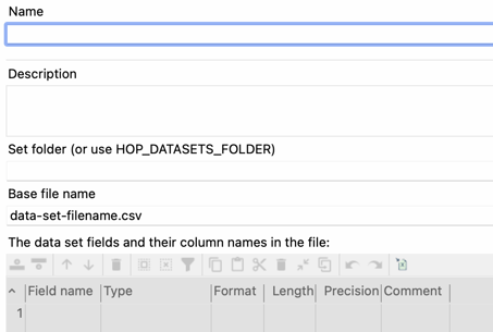 Apache Hop - Data Set