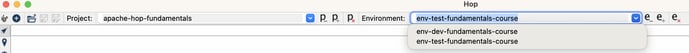 Apache Hop - Environments