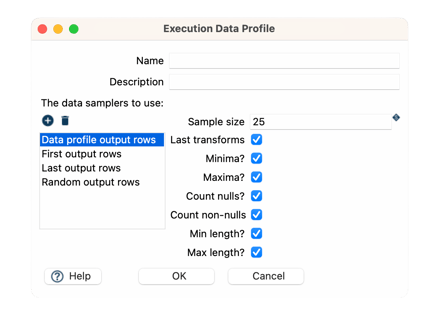 Execution Data Profile