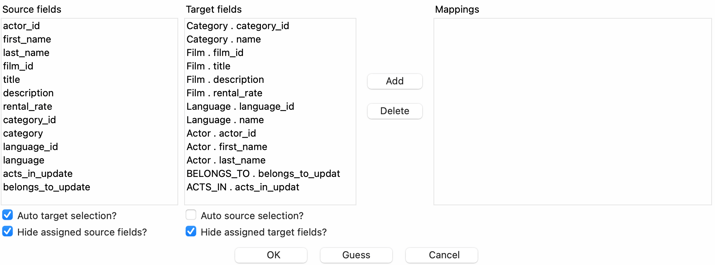 Neo4j Graph Output transform - Fields mapping