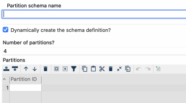 Partition Schema